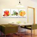 3 Panel Fruit Photo Giclee Print on Canvas Juice Canvas Wall Art for Wholesale